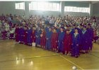 Graduation - Class of 1999, standing at seats. courtesy Adam Wainwright (VHS 1999)